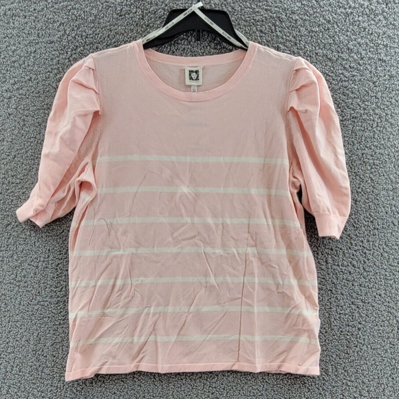 NWT Anne Klein Cherry Blossom Sweater Top - size 2X - Picture 2 of 4